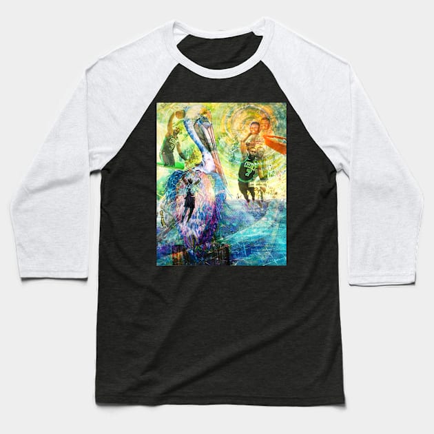 Jaylen Flies With Birds Baseball T-Shirt by LennyBiased